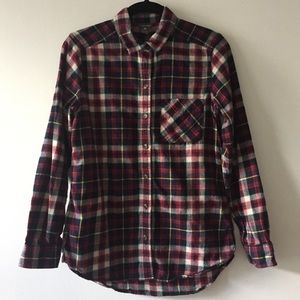 Eddie Bauer Women's Plaid button down shirt